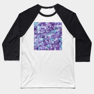 Purple Grime Foral Baseball T-Shirt